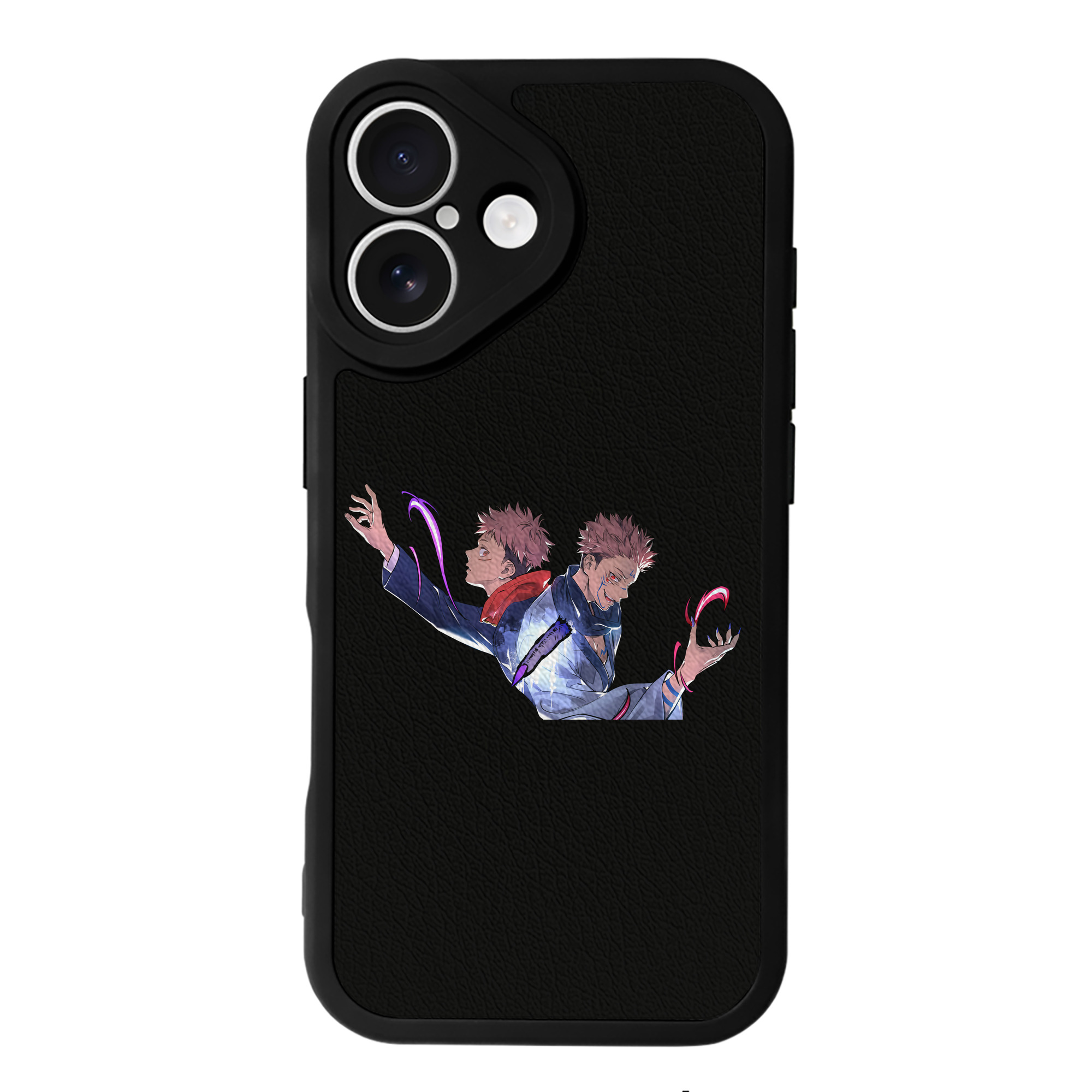 （画像用） 呪術廻戦 Jujutsu Kaisen 【iPhone 16シリーズ対応】シリコンスマホケース（レザー調） 材質：シリコン